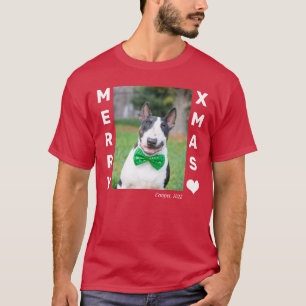 Camiseta Foto de Pet Personalizada de Natal