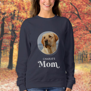 Camiseta Foto de Pet Personalizada MOM de Cão Cachorro