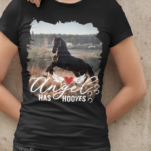 Camiseta Foto de Pincelada de Anjo Tem Cascos Memorial de C