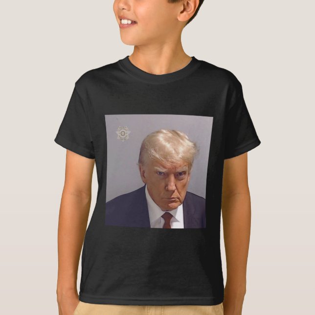 Camiseta Foto De Reserva De Donald Trump (Frente)