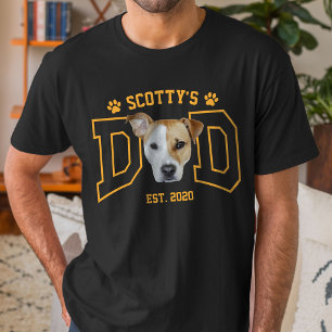 Camiseta Foto de rosto de animal de estimação personalizada
