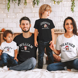 Camiseta Foto de Rosto Engraçado Personalizado - Natal Hat