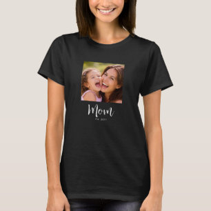 Camiseta Foto de Roteiro Estabelecido pela Mamãe