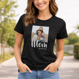 Camiseta Foto de Roteiro Estabelecido pela Mamãe