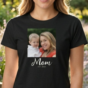 Camiseta Foto de Roteiro Estabelecido pela Mamãe