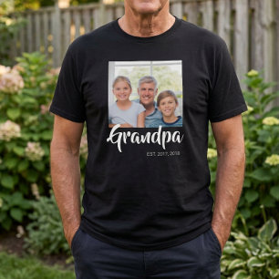 Camiseta Foto de Roteiro Estabelecido pelo Vovô