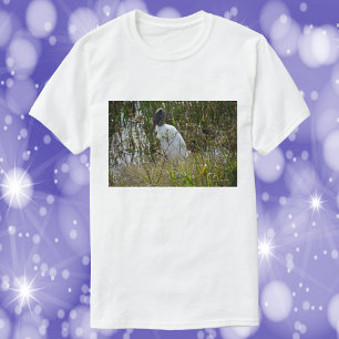 Camiseta Foto de Wood Stork Bird Florida