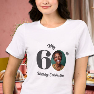 Camiseta Foto do 60º aniversário ousada