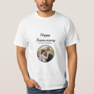 Camiseta Foto do aniversário feliz