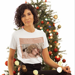 Camiseta Foto do bebê moderno | Você Faz Minha Vida Complet