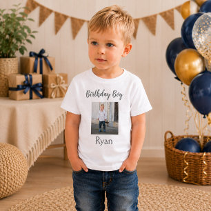 Camiseta Foto do Birthday Boy