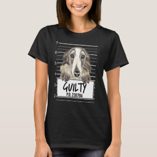 Camiseta Foto do Borzoi Culpado