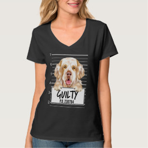 Camiseta Foto do Clumber Spaniel Culpado