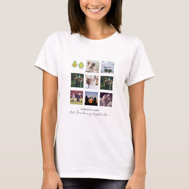 Camiseta Foto do crio BFF Dons da Colagem - Vegan Avocado (Frente)