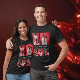 Camiseta Foto do Dia 6 dos Namorados Felizes Personalizados