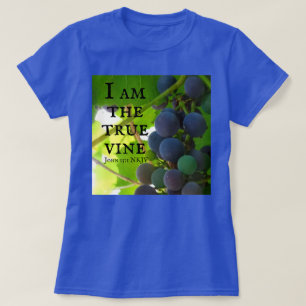 Camiseta Foto do Evangelho de Uvas Roxas de John Bíblia Ver