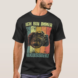 Camiseta Foto Do Fotógrafo Slr Digital Camera Sayin