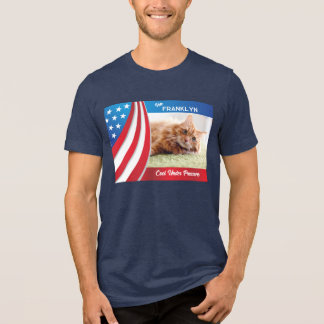 Camiseta Foto do Gato Presidencial Eleição 2024 Voto