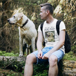 Camiseta Foto do melhor Pai de cães<br><div class="desc">Torne este Dia de os pais o mais memorável ainda com a melhor camiseta de Pai do mundo! Trate seu pai amoroso para um roupa que comemora seu vínculo especial com seu amigo peludo. Mostrando uma bela fotografia do seu animal de estimação, juntamente com o ditado "Melhor Pai do Mundo",...</div>