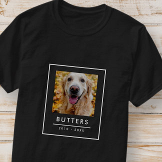 Camiseta Foto do Memorial Simples de Pet