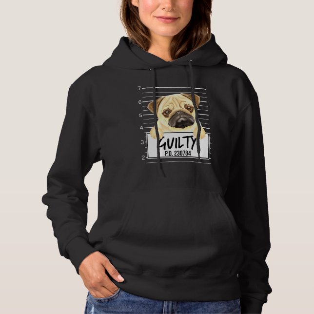 Camiseta Foto do Pug Culpado (Frente)