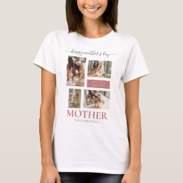 Camiseta Foto do Script Moderno Simples do feliz dia de as 