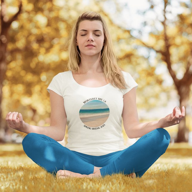 Camiseta Foto do Seu Círculo com Texto em Maiúsculas e Esti (Photo Tee)