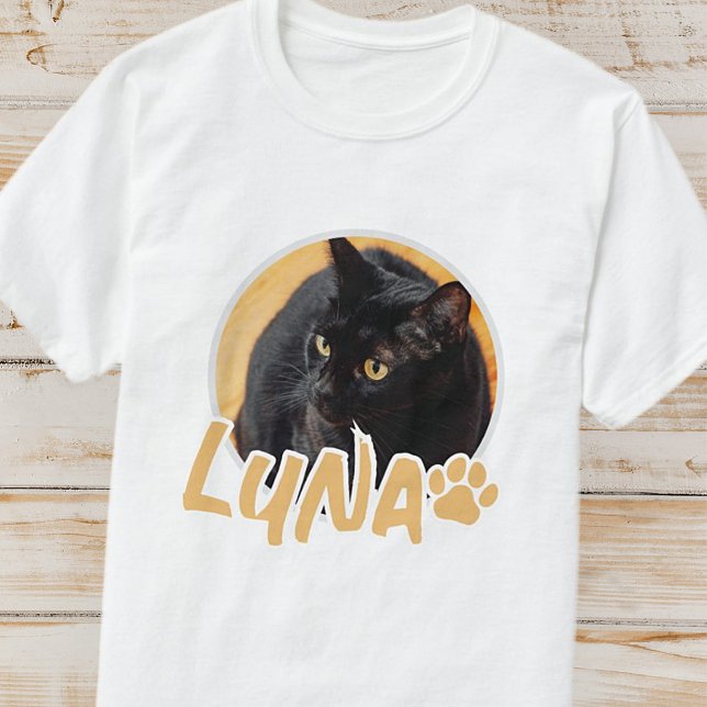 Camiseta Foto do Simple Modern Playful Typografia Name (Criador carregado)
