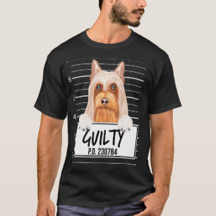 Camiseta Foto do Terrier Sedoso Culpado