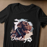 Camiseta Foto e nome da tipografia Legal simples e moderna<br><div class="desc">Esta design simples e moderna é composta por uma tipografia moderna e simples de escrita lúdica. Adicione fotos personalizadas.</div>
