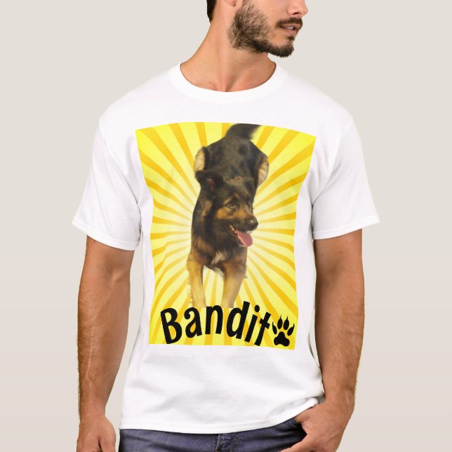 Camiseta Foto e Nome de Animal Editáveis (Frente)