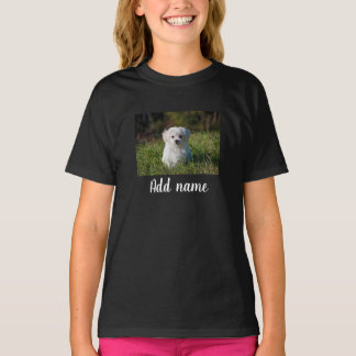 Camiseta Foto e Nome de Pet Personalizado