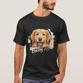 Camiseta Foto e nome personalizados de Pet
