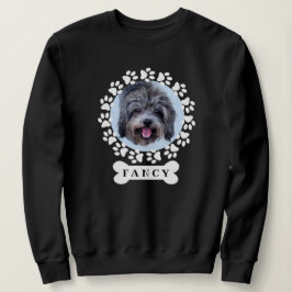 Camiseta Foto e nome personalizados do cão de estimação no 