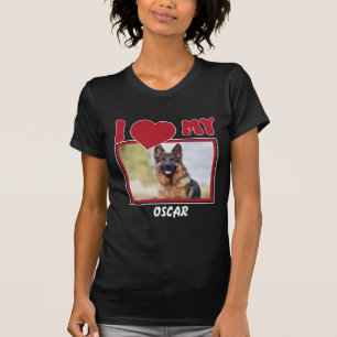 Camiseta Foto e nome personalizados do Pet