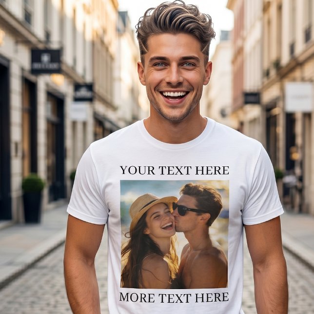 Camiseta Foto e Texto (Criador carregado)