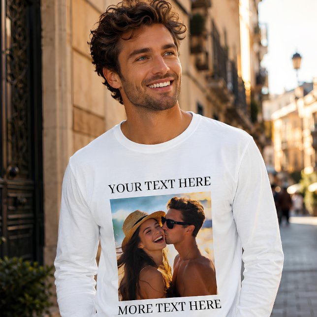 Camiseta Foto e Texto (Criador carregado)