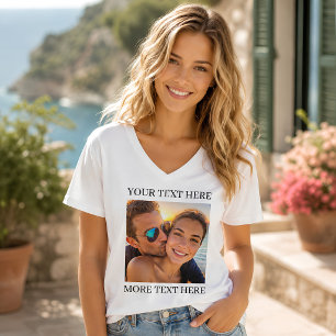 Camiseta Foto e Texto