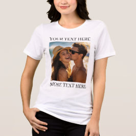 Camiseta Foto e Texto