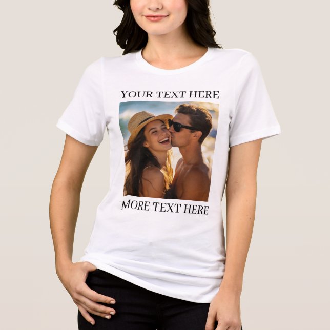 Camiseta Foto e Texto (Frente)