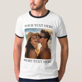Camiseta Foto e Texto