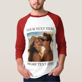 Camiseta Foto e Texto