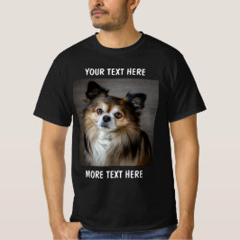 Camiseta Foto e Texto ou Nome Personalizado