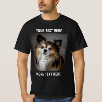 Camiseta Foto e Texto ou Nome Personalizado