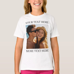 Camiseta Foto e Texto Personalizados