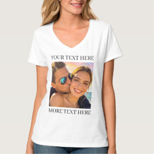 Camiseta Foto e Texto Personalizados