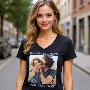 Camiseta Foto e Texto Personalizados
