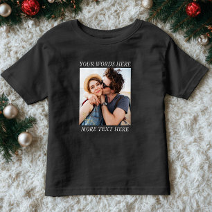Camiseta Foto e Texto Personalizados