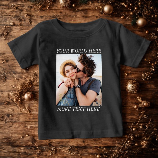 Camiseta Foto e Texto Personalizados (Criador carregado)