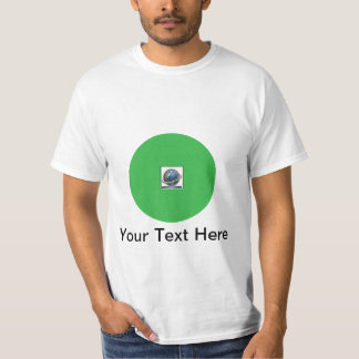 Camiseta Foto e texto personalizados do mundo